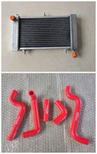 Load image into Gallery viewer, GPI Aluminum radiator & red hose For 1995-2010 Aprilia RS125 RS 125 Tuono 125 PY RD SF MP 1996 1997 1998 1999 2000 2001 2002 2003 2004 2005 2006 2007 2008 2009