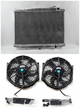 Load image into Gallery viewer, Aluminum Radiator +Fans For 1997-2006 Nissan Navara D22 3.0L 2001-2006/3.3L V6 Petrol TD 1998 1999 2000 2002 2003 2004 2005