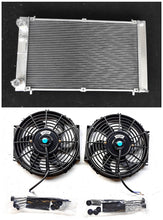 Load image into Gallery viewer, GPI Aluminum Radiator & FANS Fit 1981-1994 Maserati Biturbo 2500 2.5L 1982 1983 1984 1985 1986 1987 1988 1989 1990 1991 1992 1993