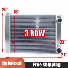 Load image into Gallery viewer, GPI 22" Core Radiator Universal 3 Row Dual Pass Cross Flow