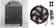 Load image into Gallery viewer, Aluminum Radiator+ FAN for 1941 Ford Truck Pickup Chevy Configuration AT 41