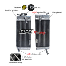 Load image into Gallery viewer, Aluminum Radiator For 1986-1989 Yamaha YZ250 YZ 250 1986 1987 1988 1989 86 87 88 89