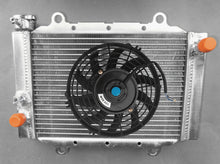 Load image into Gallery viewer, Aluminum radiator & FAN for 2003-2010 Yamaha Kodiak 400 450 2003 2010 2004 2005 2006 2007 2008 2009