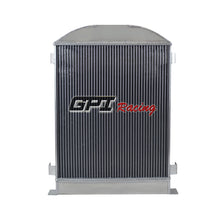 Load image into Gallery viewer, GPI 3 ROW Aluminum Radiator for 1932 FORD HI-BOY Grill Shells CHEVY ENGINE 1932