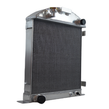 Load image into Gallery viewer, GPI Aluminum Radiator & FAN For 1928 1929 Ford Model A Ford CHEVY GM V8 ENGINE