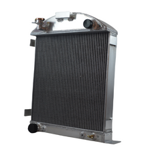 Load image into Gallery viewer, GPI Aluminum Radiator & FAN For 1928 1929 Ford Model A Ford CHEVY GM V8 ENGINE