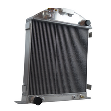 Load image into Gallery viewer, GPI Aluminum Radiator & FAN For 1928 1929 Ford Model A Ford CHEVY GM V8 ENGINE