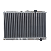 Load image into Gallery viewer, GPI Aluminum Radiator + Fans For 1992-1997 Mitsubishi Lancer EVO1 EVO2 EVO3 4G63T MT Manual 1993 1994 1995 1996