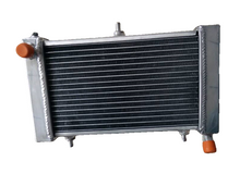 Load image into Gallery viewer, GPI Aluminum radiator & red hose For 1995-2010 Aprilia RS125 RS 125 Tuono 125 PY RD SF MP 1996 1997 1998 1999 2000 2001 2002 2003 2004 2005 2006 2007 2008 2009