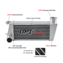 Load image into Gallery viewer, 2.28'' Aluminum Intercooler for 1989-1991 Audi 200 C3 Quattro 3B 2.2 20V Turbo 1990
