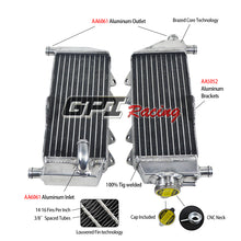 Load image into Gallery viewer, GPI Aluminum Radiator for 2002-2022 Yamaha YZ250 2-stroke yz 250 YZ250X YZ250G 2003 2004 2005 2006 2007 2008 2009 2010 2011 2012 2013 2014 2015 2016 2017 2018 2019 2020 2021