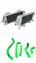 Load image into Gallery viewer, GPI Aluminum alloy radiator & Hose FOR 1995-2006 Kawasaki KDX200/KDX220 KDX 200 KDX 220 1996 1997 1998 1999 2000 2001 2002 2003 2004 2005 2006