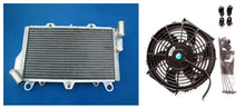 Load image into Gallery viewer, GPI aluminum radiator+ 7" FAN For 1984-1986 Kawasaki Ninja GPZ900 GPZ 900 R ZX9 ZX900 ZX 1984 1985 1986