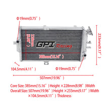 Load image into Gallery viewer, GPI ALUMINUM RADIATOR FOR 1987-1990 ATV SUZUKI QuadRacer LT500R 500CC 2STROKE 1987 1988 1989 1990