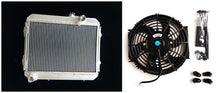 Load image into Gallery viewer, GPI Aluminum Radiator & fan for Toyota Corolla KE30 KE38 KE55 KE70 1974-1985 AT 1975 1976 1977 1978 1979 1980 1981 1982 1983 1984