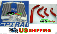 Load image into Gallery viewer, GPI aluminum radiator and hose for 2004-2009 HONDA CRF250R/CRF250X CRF 250 R / CRF 250 X 2004 2005 2006 2007 2008 2009