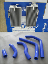 Load image into Gallery viewer, GPI Aluminum radiator + silicone hose kit for Honda CR125R CR 125 2005 2006 2007