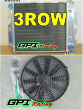 Load image into Gallery viewer, Aluminum Radiator+Fan For 1987-2006 Jeep Wrangler TJ/YJ CHEVY V8 Swap Conversion AUTO 1988 1989 1990 91 92 93 94 95 96 97 98 99 00 01 02 03 2004 2005