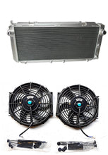 Load image into Gallery viewer, 2 Row Aluminum Radiator & FANS  For 1990-1997 Toyota MR2 MR-2 SW20 3SGTE Turbo 2.0L L4  1990 1991 1992 1993 1994 1995 1996 1997