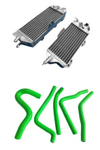 Load image into Gallery viewer, GPI Aluminum Radiator and hose For 1990-1993 Kawasaki KX250 KX 250 1990 1993 1991 1992 1993