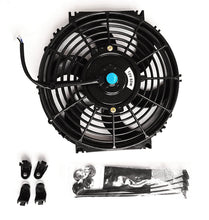 Load image into Gallery viewer, 2.5"CORE aluminum radiator+fan for 1976-1986 JEEP CJ7 With Chevy V8 LS SWAP  manual 1977 1978 1979 1980 1981 1982 1983 1984 1985 1987