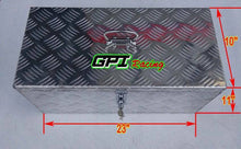 Load image into Gallery viewer, 23"X11"X10" Aluminum Pickup Truck Trunk Bed Tool Box Trailer Storage+Lock