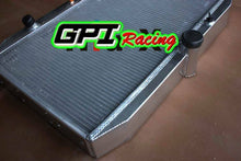 Load image into Gallery viewer, GPI Aluminum radiator + fan FOR 1971-1974 Jaguar XKE E-TYPE 5.3 Series 3 V12 manual 1971 1972 1973 1974