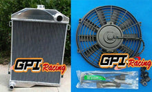 Load image into Gallery viewer, GPI 62MM CORE aluminum radiator & fan for AUSTIN HEALEY 3000 1959-1967 manual MT 1959 1960 1961 1962 1963 1964 1965 1966 1967