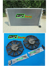 Load image into Gallery viewer, ALUMINUM RADIATOR + FAN 1999-2002 Volkswagen Golf MT Turbo MK4 Dual Pass 2001
