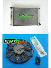 Load image into Gallery viewer, 62MM CORE aluminum radiator +FAN FOR 1978-1981 Triumph TR8 TR 8 3.5L V8 1978 1981 1979 1980