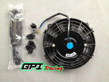 Load image into Gallery viewer, GPI 7&quot; 12V Universal Push&amp;Pull Electric Radiator Thermo^Cooling Fan&amp;Mounting Kits
