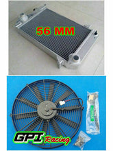 Load image into Gallery viewer, GPI 62MM ALUMINUM RADIATOR +FANS FOR 1961-1965 TRIUMPH TR4 1961 1962 1963 1964 1965