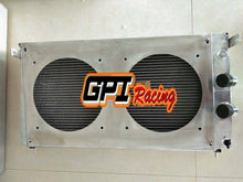Load image into Gallery viewer, 62MM Aluminum Radiator&Shroud&Fans For 1971-1989 Ferrari DeTomaso Pantera 5.8L MT 1971 1972 1973 1974 1975 1976 1977 78 79 80 81 82 83 84 85 86 87 88