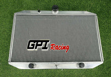 Load image into Gallery viewer, GPI Aluminum radiator + fan FOR 1971-1974 Jaguar XKE E-TYPE 5.3 Series 3 V12 manual 1971 1972 1973 1974