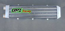 Load image into Gallery viewer, GPI For Delta Fin Design One Sided Aluminum Intercooler 550x140x70mm 2.2" Inlet/out