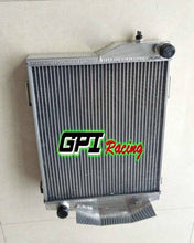 Load image into Gallery viewer, GPI 62MM CORE aluminum radiator & fan for AUSTIN HEALEY 3000 1959-1967 manual MT 1959 1960 1961 1962 1963 1964 1965 1966 1967
