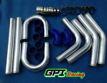 Load image into Gallery viewer, GPI 64MM UNIVERSAL 2.5&quot; ALUMINUM TURBO INTERCOOLER PIPING+ELBOW+COUPLER KIT
