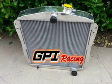 Load image into Gallery viewer, 62MM CORE aluminum radiator for Chevy Street Rod 6 cyl 1946 1947 1948 manual