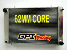 Load image into Gallery viewer, 62MM CORE aluminum radiator +FAN FOR 1978-1981 Triumph TR8 TR 8 3.5L V8 1978 1981 1979 1980