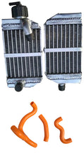 Load image into Gallery viewer, GPI Aluminum Radiator +hose For 2012-2021 KTM 50SX / 50SXS MINI 50cc/49cc Husqvarna TC50 2012 2013 2014 2015 2016 2017 2018 2019 2020 2021