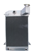 Load image into Gallery viewer, GPI 3 Row Aluminum Radiator & fans For 1955-1962 Triumph TR2 TR3 TR3A TR3B MT 1955 1956 1957 1958 1959 1960 1961 1962 1953 1954