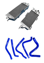 Load image into Gallery viewer, GPI Aluminum Radiator and hose For 1990-1993 Kawasaki KX250 KX 250 1990 1993 1991 1992 1993