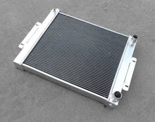 Load image into Gallery viewer, 2.5"CORE aluminum radiator+fan for 1976-1986 JEEP CJ7 With Chevy V8 LS SWAP  manual 1977 1978 1979 1980 1981 1982 1983 1984 1985 1987