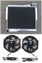 Load image into Gallery viewer, GPI HI-PERF.56MM 2 Row Aluminum Radiator & FANS For 1977-1980 MG MGB GT / ROADSTER 1.8L ENGINE 1977 1978 1979 1980