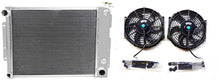 Load image into Gallery viewer, GPI Aluminum radiator +FANS for Chevy Camaro/Pontiac Firebird 350 396 Big Block V8 AT
