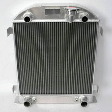 Load image into Gallery viewer, GPI 3 Row Aluminum Radiator & fan For 1928 1929 Ford Model A w/Flathead Engine V8