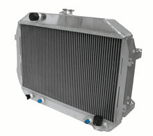 Load image into Gallery viewer, GPI 3 ROW Aluminum Radiator & fans FOR 1970-1975 Nissan Datsun 240Z 260Z L24 L26 AT 1970 1971 1972 1973 1974 1975
