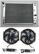 Load image into Gallery viewer, 56mm 2 rows Aluminum Radiator & FANS For 1997-2004 CHEVY CORVETTE Z06 C5 350 5.7L V8 AT/MT 1997 1998 1999 2000 2001 2002 2003 2004