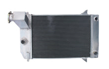 Load image into Gallery viewer, GPI 3 Row Aluminum Radiator & fans For 1955-1962 Triumph TR2 TR3 TR3A TR3B MT 1955 1956 1957 1958 1959 1960 1961 1962 1953 1954