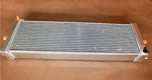 Load image into Gallery viewer, GPI 32" x10" x 3.5" Universal Aluminum Heat Exchanger Air to Water Intercooler+cap & FANS